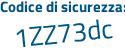 Il Codice di sicurezza è ZfZ2b91 il tutto attaccato senza spazi