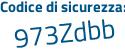 Il Codice di sicurezza è eaa poi ec45 il tutto attaccato senza spazi