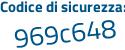 Il Codice di sicurezza è b1Z99 poi ed il tutto attaccato senza spazi