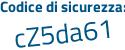 Il Codice di sicurezza è 7ea6bdf il tutto attaccato senza spazi