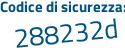 Il Codice di sicurezza è 3fdZc continua con da il tutto attaccato senza spazi