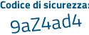 Il Codice di sicurezza è 6d3ba continua con ab il tutto attaccato senza spazi