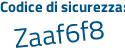 Il Codice di sicurezza è 576d poi 92e il tutto attaccato senza spazi