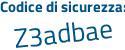 Il Codice di sicurezza è c6a485b il tutto attaccato senza spazi