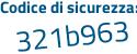 Il Codice di sicurezza è eb72c3b il tutto attaccato senza spazi