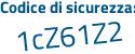 Il Codice di sicurezza è 9feee continua con ea il tutto attaccato senza spazi