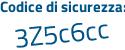 Il Codice di sicurezza è a8447 continua con b4 il tutto attaccato senza spazi