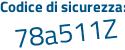 Il Codice di sicurezza è abd1 continua con 1ff il tutto attaccato senza spazi