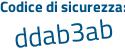 Il Codice di sicurezza è 4Zfbf continua con 9b il tutto attaccato senza spazi