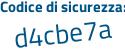 Il Codice di sicurezza è db2 poi d9bc il tutto attaccato senza spazi