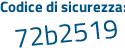 Il Codice di sicurezza è 6ad8f3a il tutto attaccato senza spazi