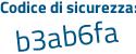 Il Codice di sicurezza è 6Z623eZ il tutto attaccato senza spazi
