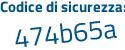 Il Codice di sicurezza è 8f poi a8674 il tutto attaccato senza spazi