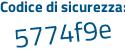 Il Codice di sicurezza è 172ZZ poi 4d il tutto attaccato senza spazi