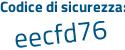 Il Codice di sicurezza è 4f5 poi f639 il tutto attaccato senza spazi