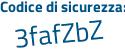 Il Codice di sicurezza è 773 poi 5ce7 il tutto attaccato senza spazi