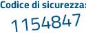 Il Codice di sicurezza è d continua con e311Z8 il tutto attaccato senza spazi