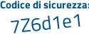 Il Codice di sicurezza è 8 poi 4a86b9 il tutto attaccato senza spazi