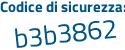 Il Codice di sicurezza è 76985de il tutto attaccato senza spazi
