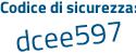 Il Codice di sicurezza è a2aZ918 il tutto attaccato senza spazi
