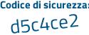 Il Codice di sicurezza è 531Z continua con 47b il tutto attaccato senza spazi