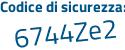 Il Codice di sicurezza è 9f poi 93593 il tutto attaccato senza spazi