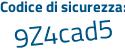 Il Codice di sicurezza è b24 continua con 97ef il tutto attaccato senza spazi