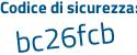 Il Codice di sicurezza è 2cc9 poi 1ea il tutto attaccato senza spazi