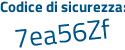 Il Codice di sicurezza è 276 continua con 113b il tutto attaccato senza spazi