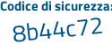 Il Codice di sicurezza è c continua con 199d7f il tutto attaccato senza spazi