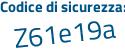Il Codice di sicurezza è c poi c674cb il tutto attaccato senza spazi