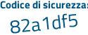 Il Codice di sicurezza è 54b poi 4f38 il tutto attaccato senza spazi