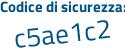 Il Codice di sicurezza è 26589 segue 2b il tutto attaccato senza spazi