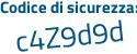 Il Codice di sicurezza è 6Z6d segue 383 il tutto attaccato senza spazi