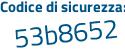 Il Codice di sicurezza è 8 poi 7924c7 il tutto attaccato senza spazi