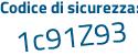 Il Codice di sicurezza è ZZ segue 6ff8c il tutto attaccato senza spazi