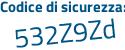 Il Codice di sicurezza è 1 poi dbe778 il tutto attaccato senza spazi