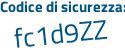 Il Codice di sicurezza è ae poi aba93 il tutto attaccato senza spazi