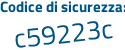 Il Codice di sicurezza è 5 poi f5fb13 il tutto attaccato senza spazi