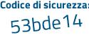 Il Codice di sicurezza è a8fa segue 133 il tutto attaccato senza spazi