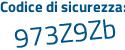 Il Codice di sicurezza è 76d283e il tutto attaccato senza spazi