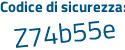 Il Codice di sicurezza è eef4c3a il tutto attaccato senza spazi