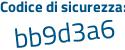 Il Codice di sicurezza è 5 poi f2Z965 il tutto attaccato senza spazi