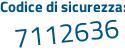 Il Codice di sicurezza è db continua con 1315a il tutto attaccato senza spazi