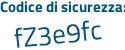 Il Codice di sicurezza è 84727 poi 3b il tutto attaccato senza spazi