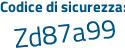 Il Codice di sicurezza è 1 poi 7e227c il tutto attaccato senza spazi