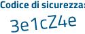 Il Codice di sicurezza è cfd segue 68Z7 il tutto attaccato senza spazi