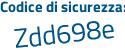 Il Codice di sicurezza è f81d continua con 441 il tutto attaccato senza spazi