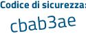 Il Codice di sicurezza è 4bbd4ae il tutto attaccato senza spazi