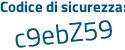 Il Codice di sicurezza è 8 continua con 3a167a il tutto attaccato senza spazi